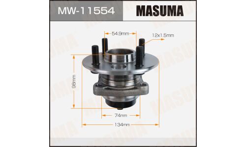 Ступичный узел MASUMA rear TOYOTA PROBOX, SUCCEED / NSP160