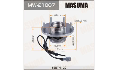 Ступица колеса Masuma, передняя, для Infiniti QX56, арт. MW-21007