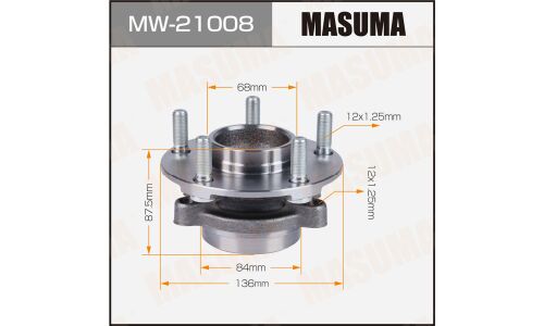 Ступица колеса Masuma, передняя, для Nissan Skyline, арт. MW-21008