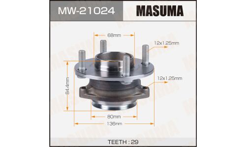Ступица колеса Masuma, с ABS, передняя, арт. MW-21024