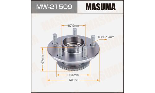 Ступица колеса Masuma, с ABS, задняя, для Nissan Primera, арт. MW-21509