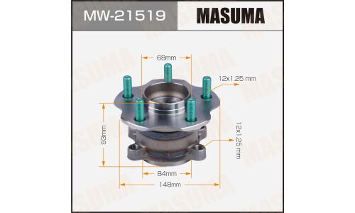 Ступица колеса Masuma, с ABS, задняя, для Nissan Teana, арт. MW-21519