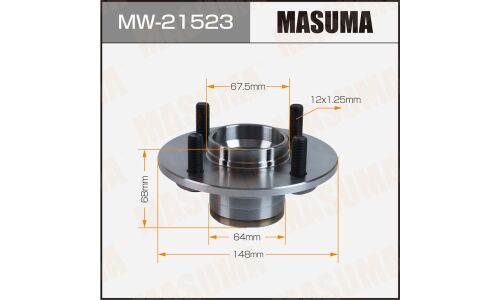 Ступица колеса Masuma, задняя, для Nissan Almera Classic, арт. MW-21523