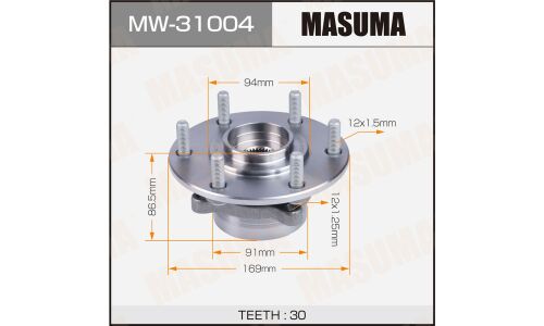 Ступица колеса Masuma, арт. MW-31004