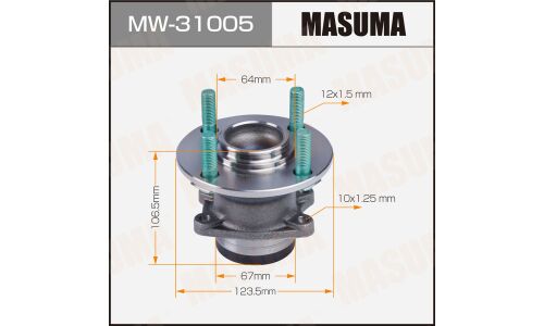 Ступица колеса Masuma, задняя, для Mitsubishi Colt, арт. MW-31005