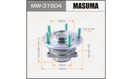 Ступица колеса Masuma, задняя, для Mitsubishi Outlander / Lancer, арт. MW-31504