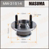 Ступица колеса Masuma, арт. MW-31514
