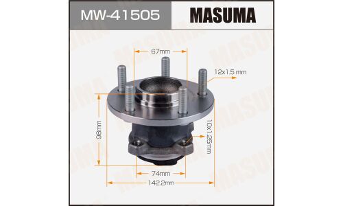 Ступица колеса Masuma, задняя, для Mazda 3 / Axela, арт. MW-41505