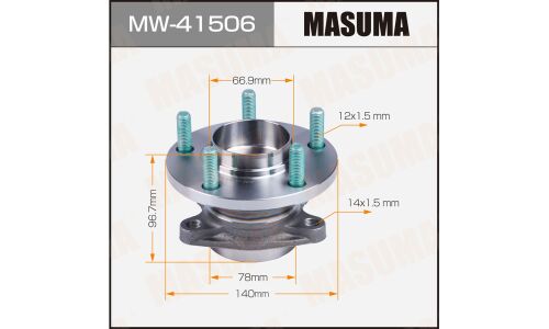 Ступица колеса Masuma, задняя, для Mazda CX-9, арт. MW-41506