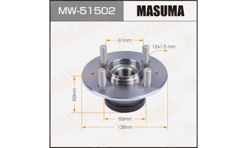 Ступица колеса Masuma, арт. MW-51502
