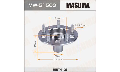 Ступица колеса Masuma, задняя, для Honda CR-V, арт. MW-51503