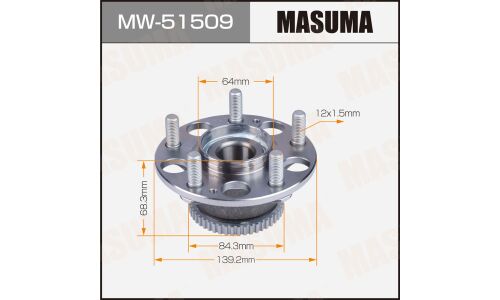 Ступица колеса Masuma, с ABS, арт. MW-51509