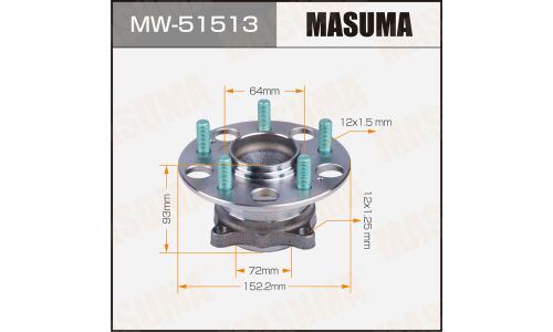Ступица колеса Masuma, арт. MW-51513