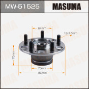 Ступица колеса Masuma, задняя, для Honda Stream, арт. MW-51525