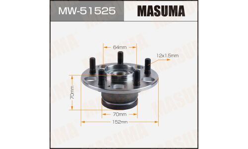 Ступица колеса Masuma, задняя, для Honda Stream, арт. MW-51525