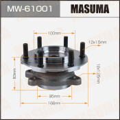 Ступица колеса Masuma, передняя, для Isuzu D-Max, арт. MW-61001
