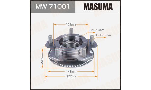 Ступица колеса Masuma, арт. MW-71001