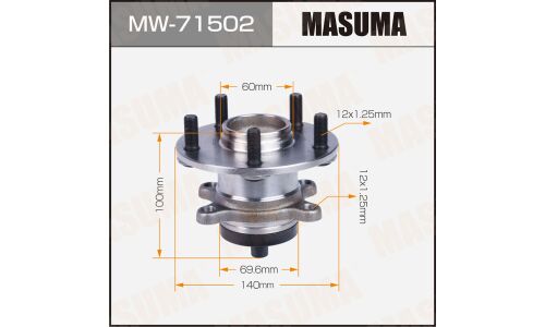 Ступица колеса Masuma, с ABS, арт. MW-71502