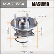 Ступица колеса Masuma, с ABS, задняя, для Suzuki SX4, арт. MW-71504