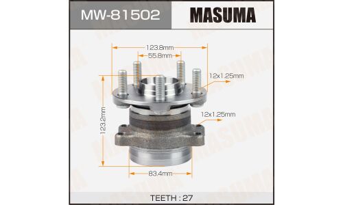 Ступица колеса Masuma, арт. MW-81502