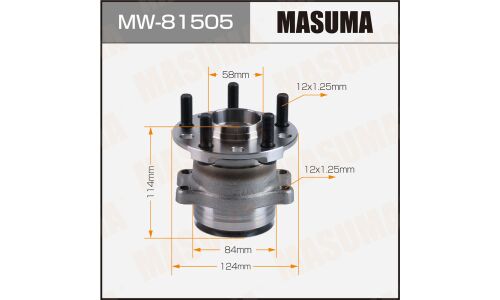 Ступица колеса Masuma, задняя, для Subaru Impreza, арт. MW-81505