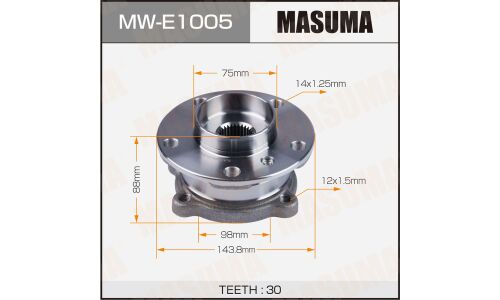 Ступица колеса Masuma, с ABS, передняя, для BMW X5 / X6, арт. MW-E1005