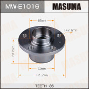 Ступица колеса Masuma, с ABS, передняя, для Audi A1, Skoda Fabia, арт. MW-E1016