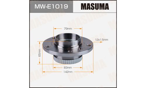 Ступица колеса Masuma, с ABS, передняя, для BMW 3-Series (E46), арт. MW-E1019