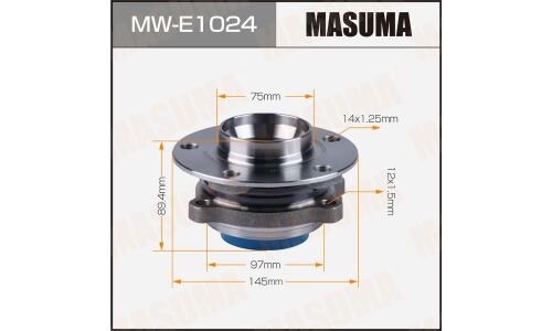 Ступица колеса Masuma, передняя, для BMW X3 / X4, арт. MW-E1024