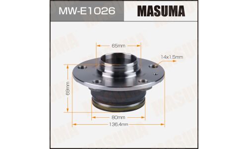 Ступица колеса Masuma, передняя, для Volkswagen Tiguan, Audi Q3, арт. MW-E1026