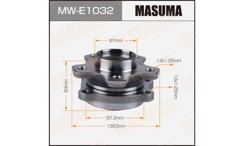 Ступица колеса Masuma, передняя, для BMW 5-Series (G30) / 7-Series (G11), арт. MW-E1032
