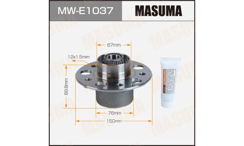 Ступица колеса Masuma, передняя, для Mercedes-Benz C-Class W203, арт. MW-E1037