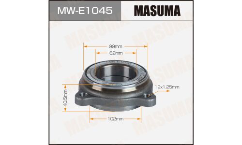 Ступица колеса Masuma, передняя, для Audi A4, арт. MW-E1045