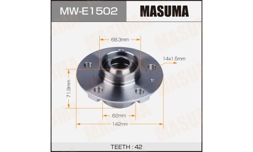 Ступица колеса Masuma, задняя, для Audi A4 / A5, арт. MW-E1502