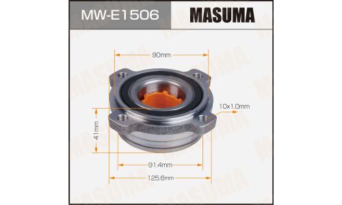 Ступица колеса Masuma, с ABS, задняя, для BMW 5-Series (E39, E60), арт. MW-E1506