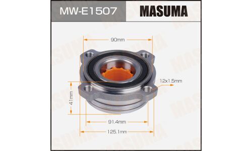 Ступица колеса Masuma, задняя, для BMW 5-Series (E60, E61) / X5, арт. MW-E1507