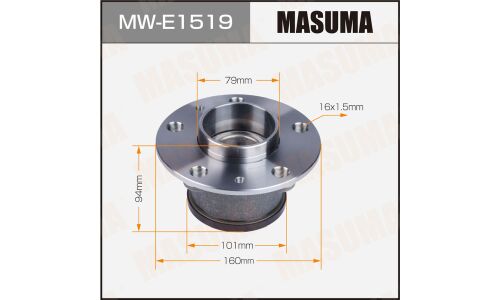 Ступица колеса Masuma, с ABS, задняя, для Fiat Ducato, арт. MW-E1519