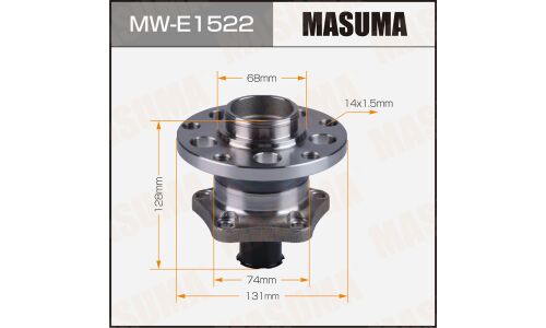 Ступица колеса Masuma, с ABS, задняя, для Volkswagen Passat, арт. MW-E1522