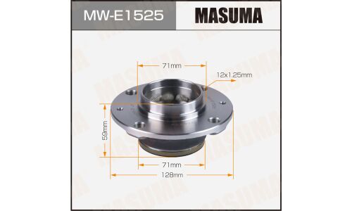 Ступица колеса Masuma, с ABS, задняя, для Citroen C4, арт. MW-E1525