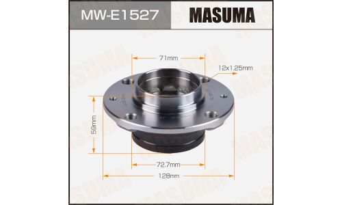 Ступица колеса Masuma, с ABS, задняя, для Citroen C3, арт. MW-E1527