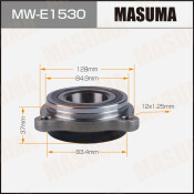Ступица колеса Masuma, с ABS, задняя, для Audi A4, арт. MW-E1530