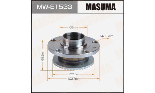 Ступица колеса Masuma, задняя, для Audi A4, арт. MW-E1533