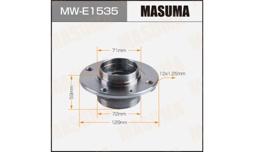 Ступица колеса Masuma, задняя, для Citroen C4, арт. MW-E1535