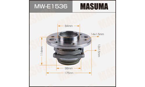 Ступица колеса Masuma, задняя, для Volkswagen Crafter, арт. MW-E1536