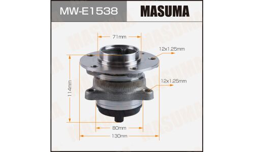 Ступица колеса Masuma, задняя, для Peugeot 3008, арт. MW-E1538