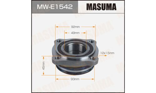 Ступица колеса Masuma, задняя, для BMW X3 / X4, арт. MW-E1542