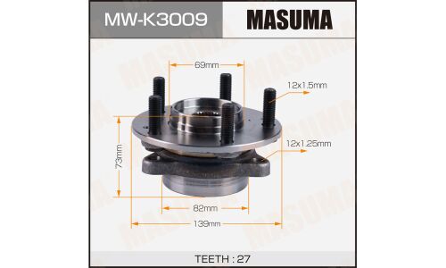Ступица колеса Masuma, арт. MW-K3009