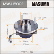 Ступица колеса Masuma, с ABS, передняя, для Chery Fora, арт. MW-U5001