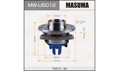 Ступица колеса Masuma, передняя, для Opel Vectra C, арт. MW-U5012