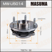 Ступица колеса Masuma, с ABS, передняя, для Jeep Wrangler, арт. MW-U5014